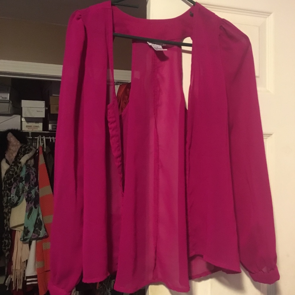 Pink blouse